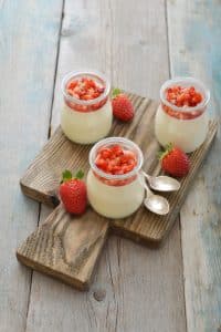 Strawberry Panna Cotta